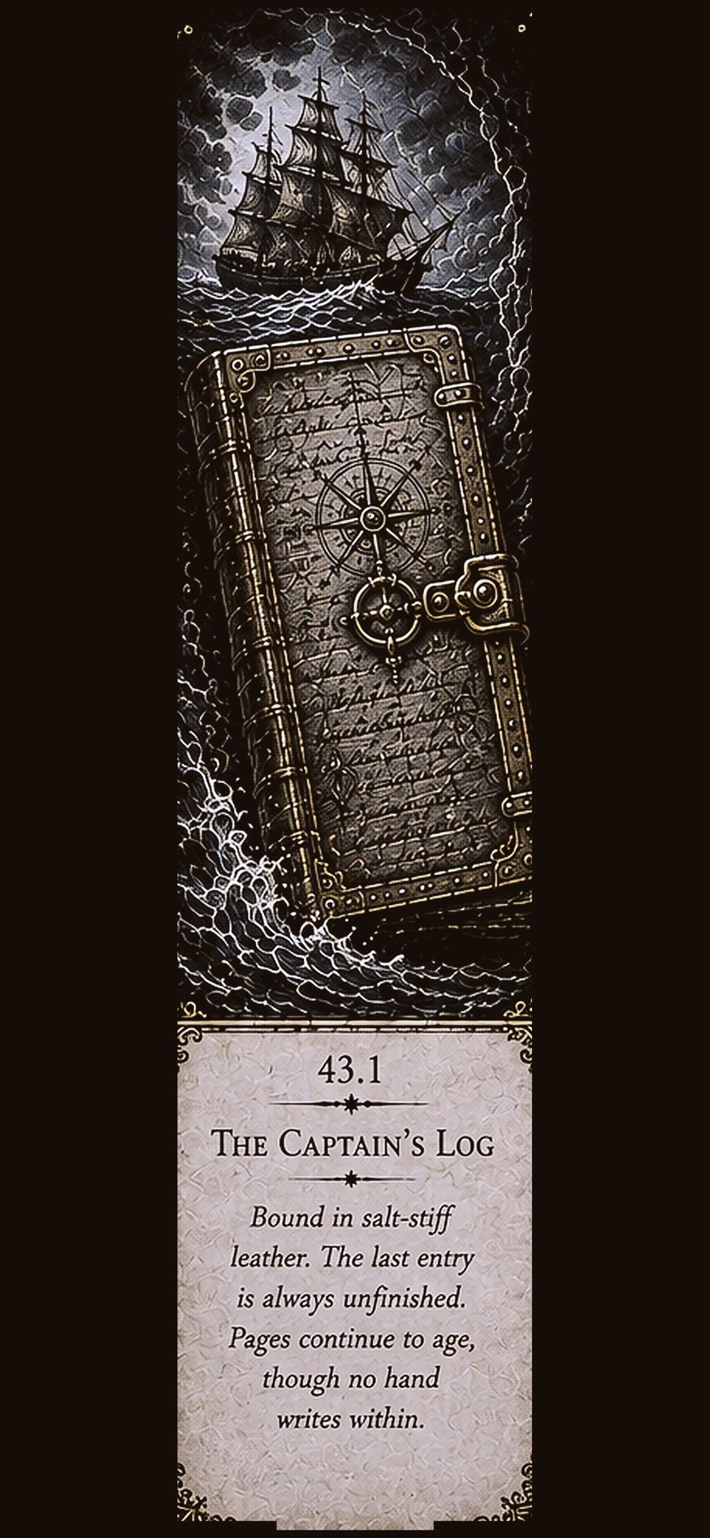 Recovered from Impossible Seas, Phone Wallpaper Bundle | Dark Academia Lock Screen | Nautical Gold on Black | Five Design Set