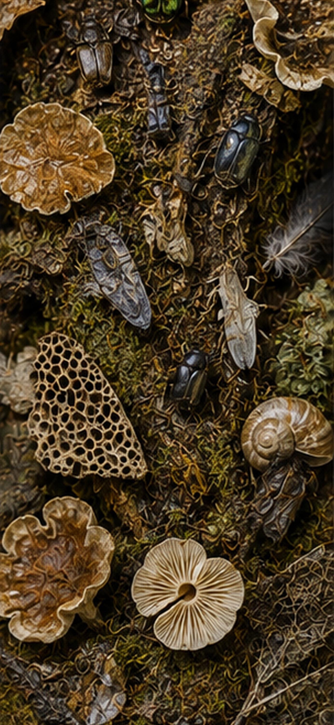 Odd Things & Specimens, Deer Skull Lock Screen | Woodland Wallpaper | Dark Cottagecore | Phone Download