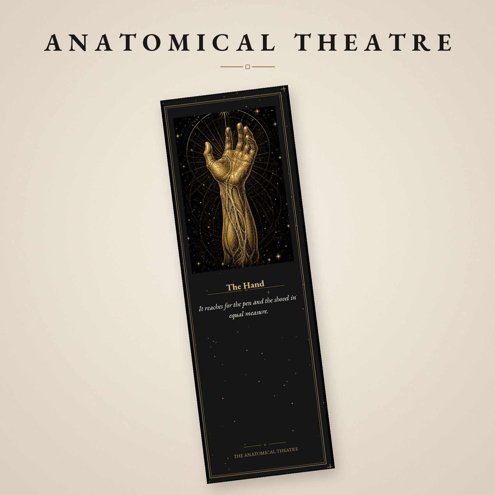 The Anatomical Theatre Printable Bookmarks | Dark Academia Vanitas Bookmark Set | Memento Mori Gothic Digital Download
