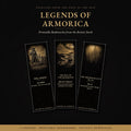 Legends of Armorica Printable Bookmarks | Dark Academia Gothic Bookmark Set | Breton Folklore Digital Download