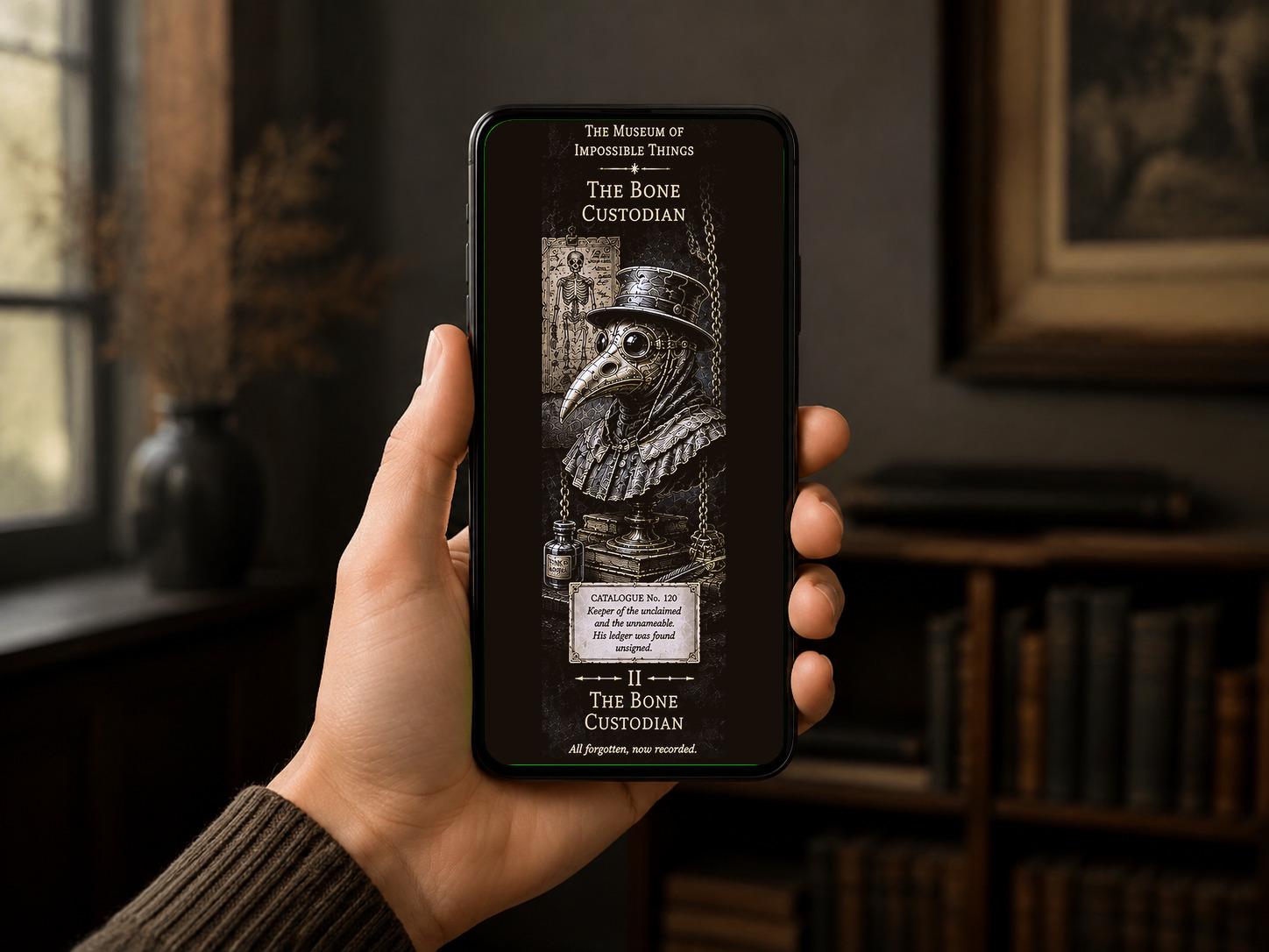 The Forgotten Exhibits Phone Wallpaper Bundle | Lock Screen, Gothic Specimens, Digital Download