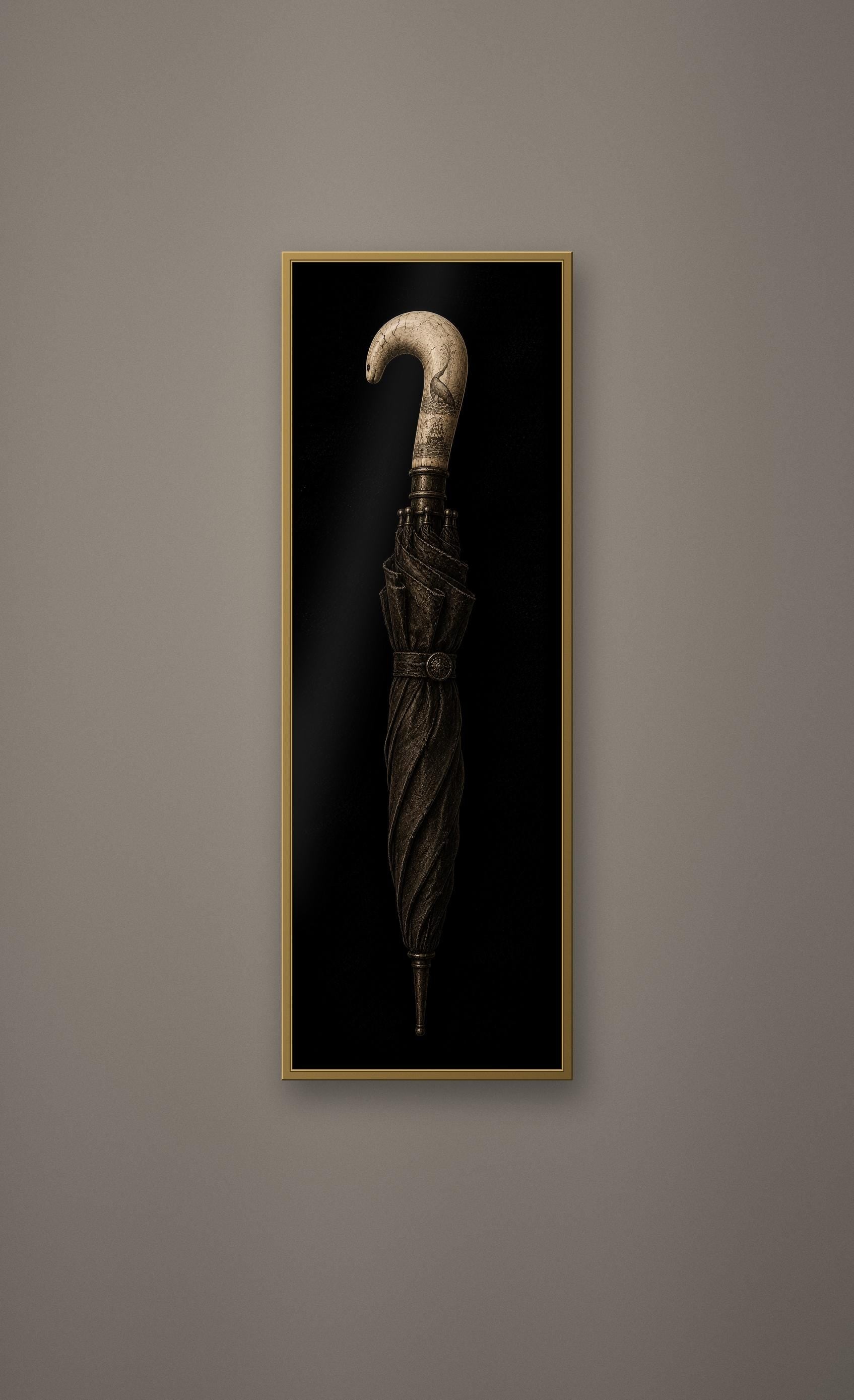 Whalebone Curiosities: Dark Academia Wall Art | Gothic Relics, Printable Digital Download | Sperm Oil Lamp, Whale Themed Illustrations