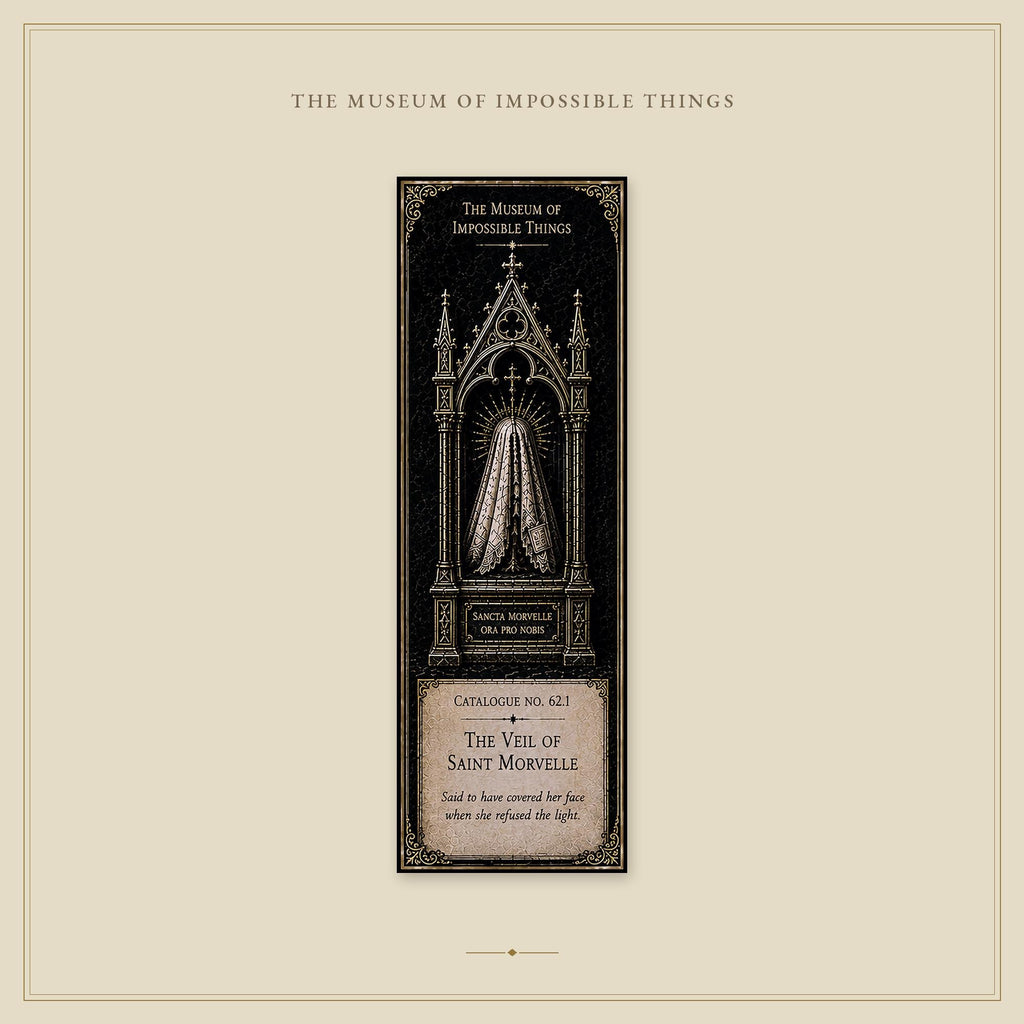 Relics of the Saints Bookmark | Dark Academia Set of 5 | Standard or Magnetic | Gothic Cabinet of Curiosities