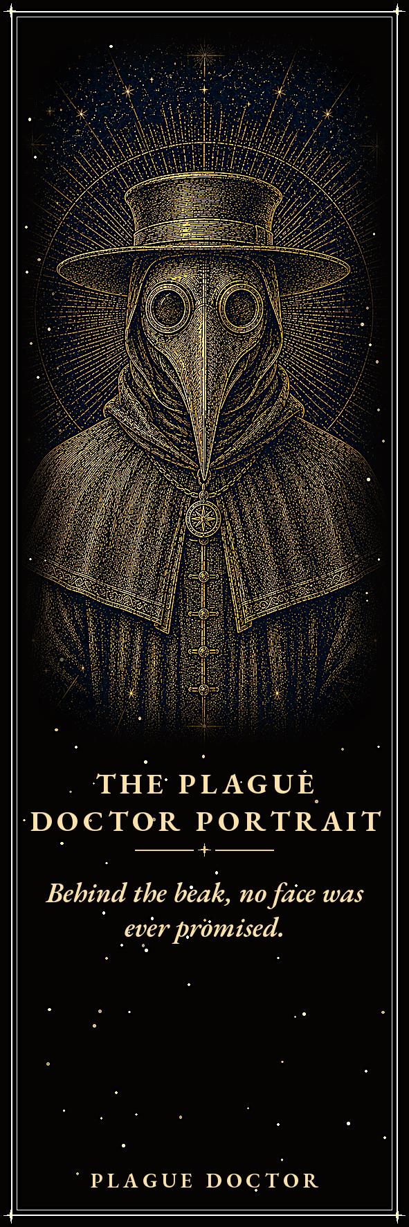 Plague Doctor Printable Bookmarks | Dark Academia Gothic Bookmark Set | Digital Download Print & Cut