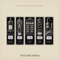 The Apothecary's Cabinet Bookmark | Dark Academia Set of 5 | Standard or Magnetic | Gothic Cabinet of Curiosities