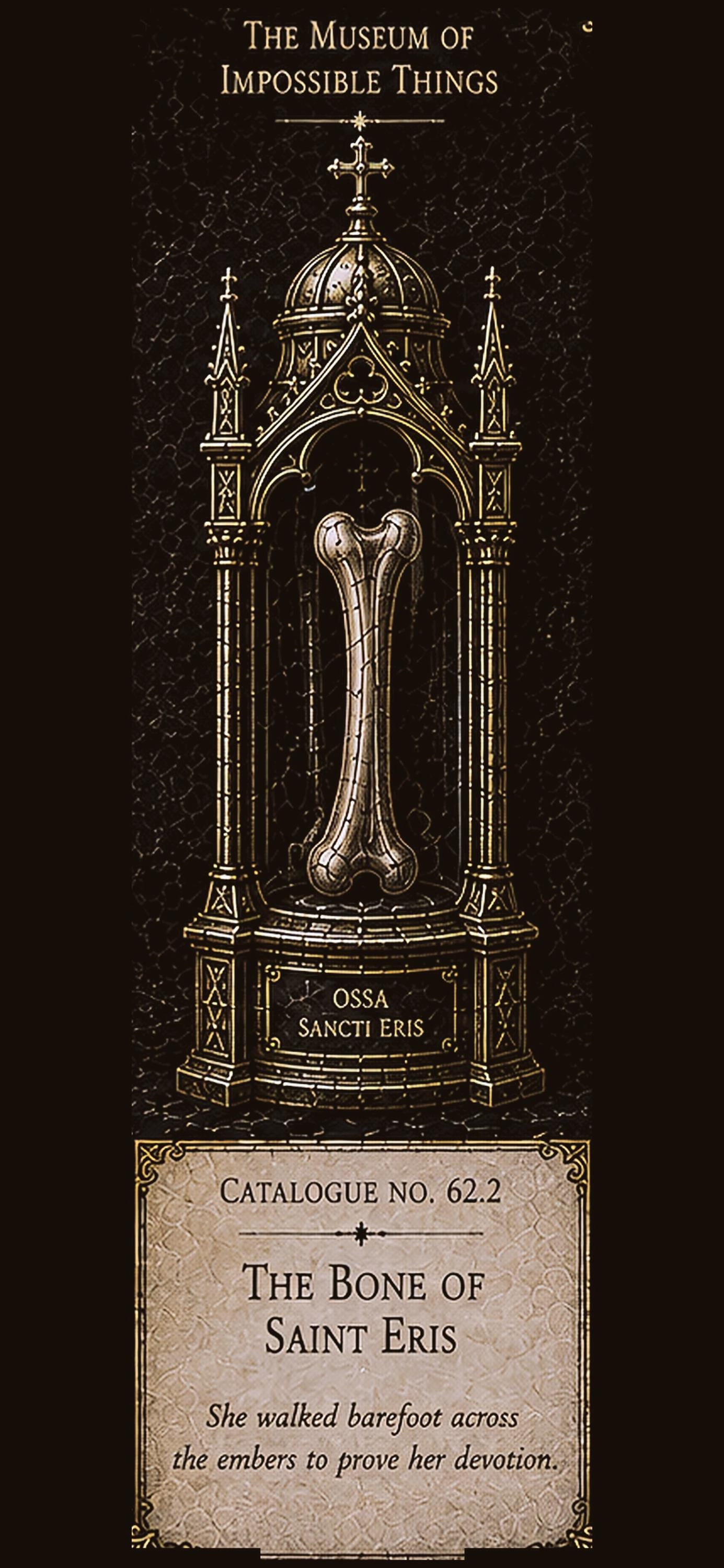 Relics Of The Saints, Dark Academia Lock Screen | Gothic Black Gold Wallpaper | iPhone & Android Digital Download | Five Design Bundle