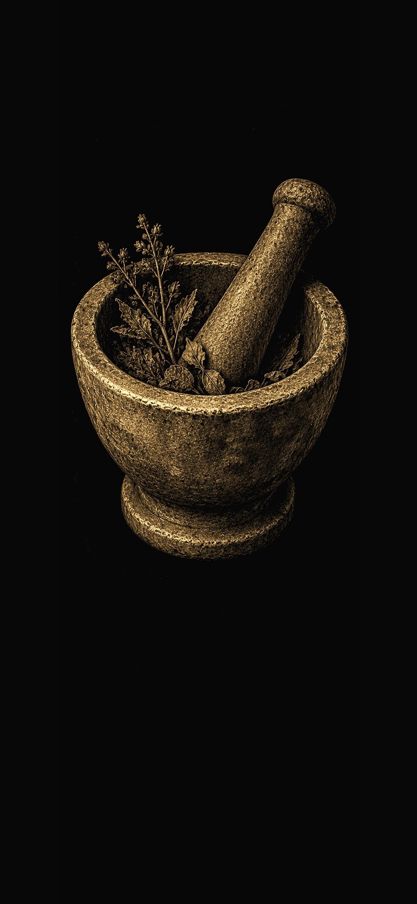 The Black Herbarium Phone Wallpaper Bundle | Dark Academia Lock Screen, Witchy Botanical Designs | Digital Download