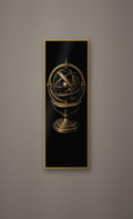 Forgotten Observatory: Dark Academia Celestial Prints | Gold On Black | Orrery Wall Art | Astronomy Digital Download