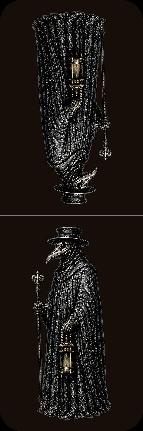 The Great Visitations Bookmark | Dark Academia Set of 5 | Standard or Magnetic | Gothic Cabinet of Curiosities