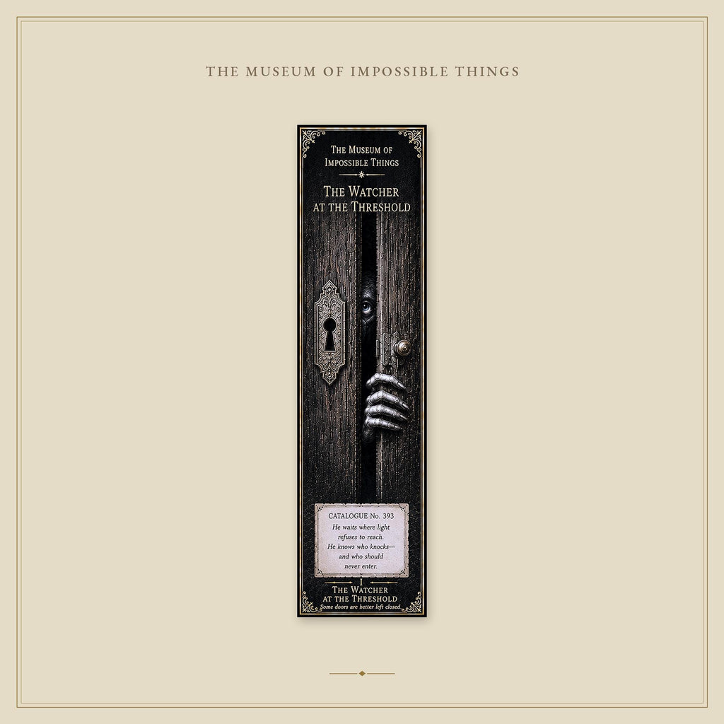 The Watcher at the Threshold Bookmark | Dark Academia Set of 5 | Standard or Magnetic | Gothic Cabinet of Curiosities