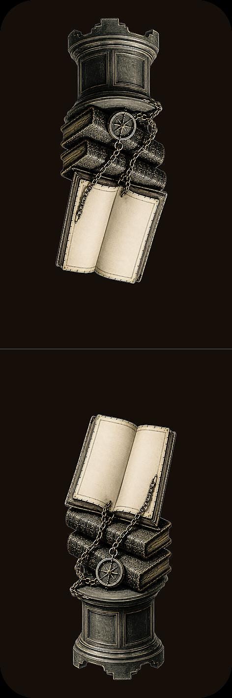 The Bones That Sang at Midnight Bookmark | Dark Academia Set of 5 | Standard or Magnetic | Gothic Cabinet of Curiosities
