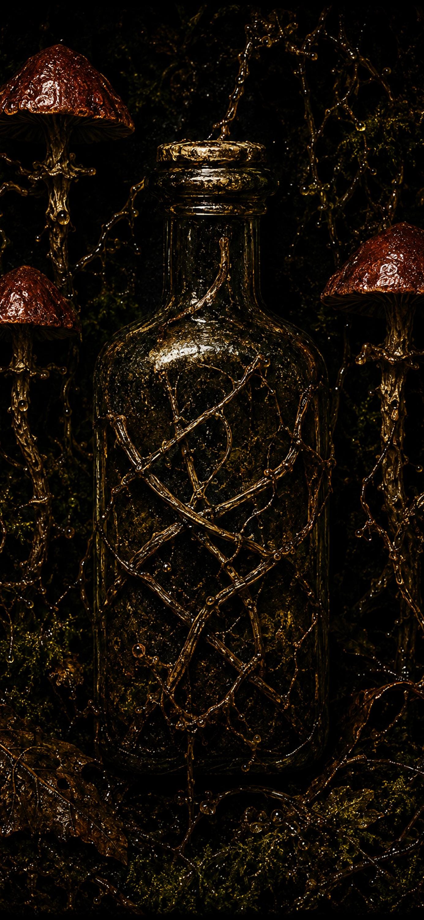 Shrines Made by Nobody Phone Wallpaper Bundle | Dark Goblincore Lock Screen (Digital Download)