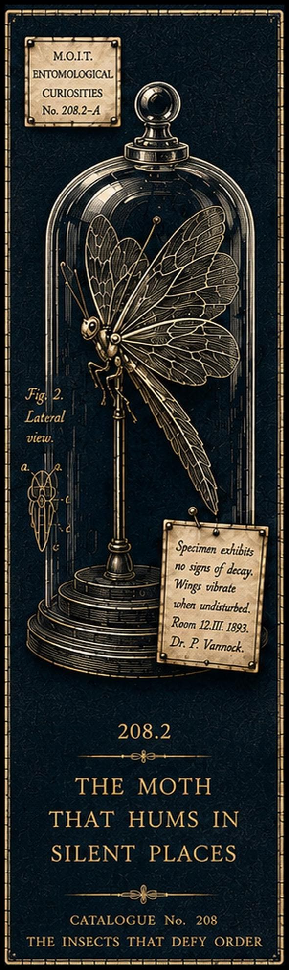 Entomological Curiosities Printable Bookmarks | Dark Academia Gothic | Beetle, Moth, Dragonfly Art | Book Lover Gift Set