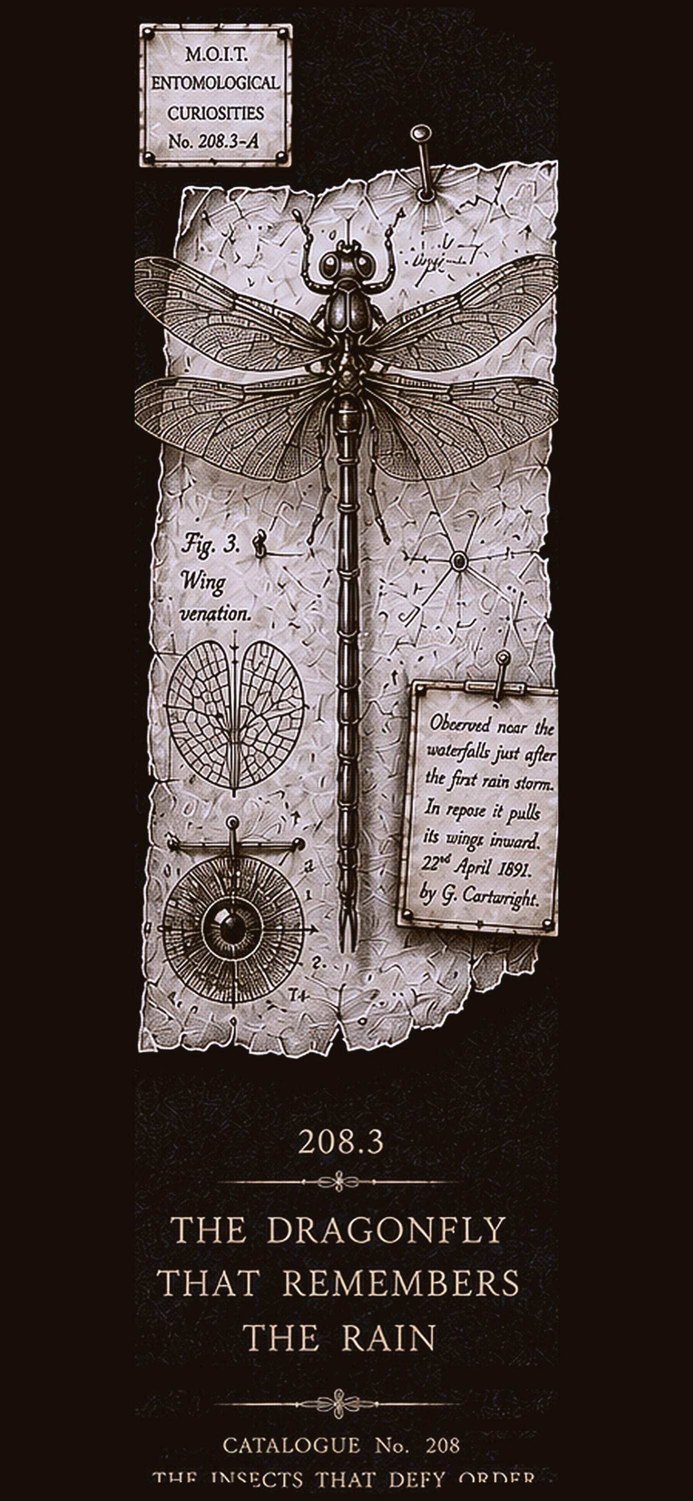 Entomological Curiosities Phone Wallpaper | Dark Academia Lock Screen Bundle | Five Specimen Designs | Digital Download | Moody Gold Insects