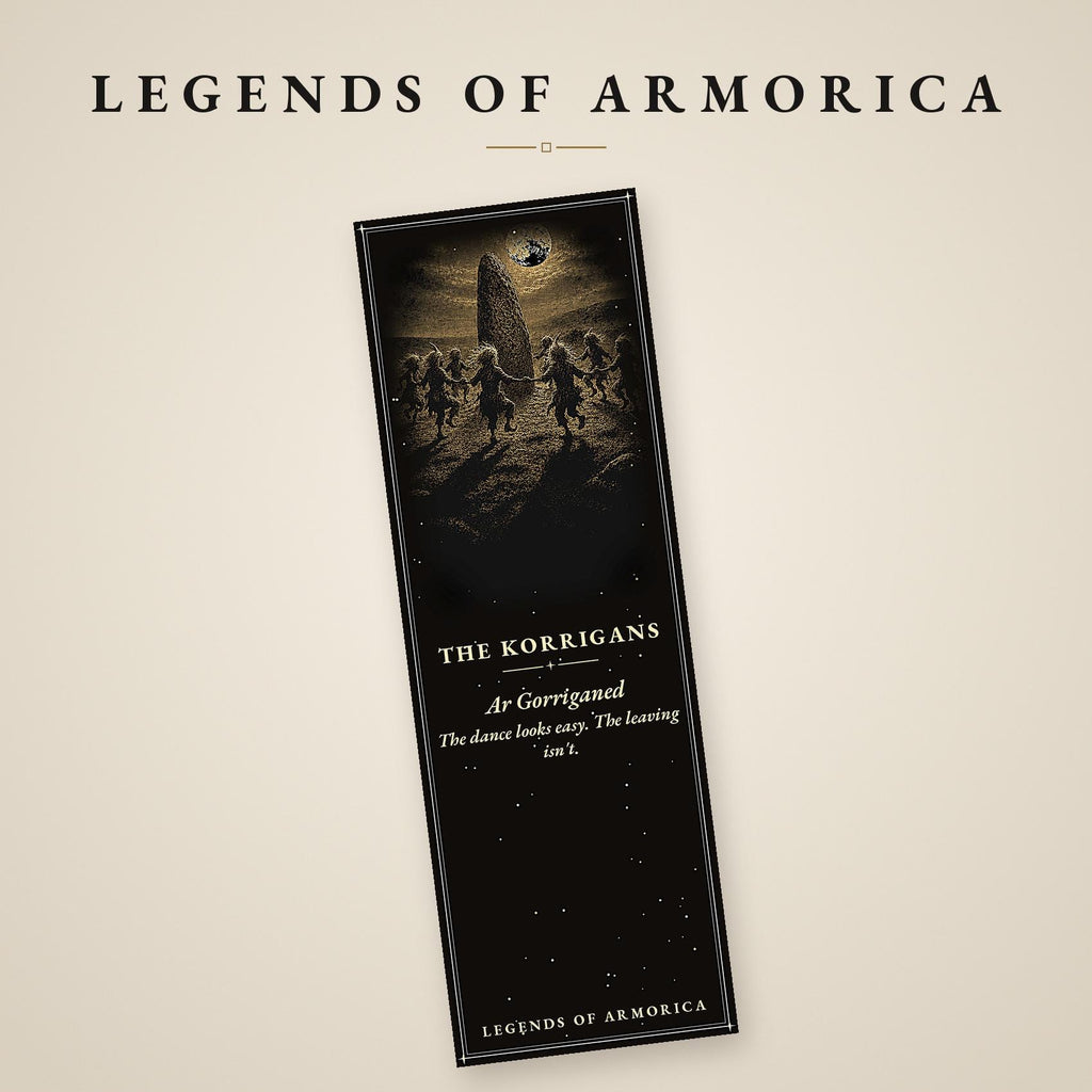 Legends of Armorica Printable Bookmarks | Dark Academia Gothic | Breton Folklore Digital Download | Occult Stationery Gift