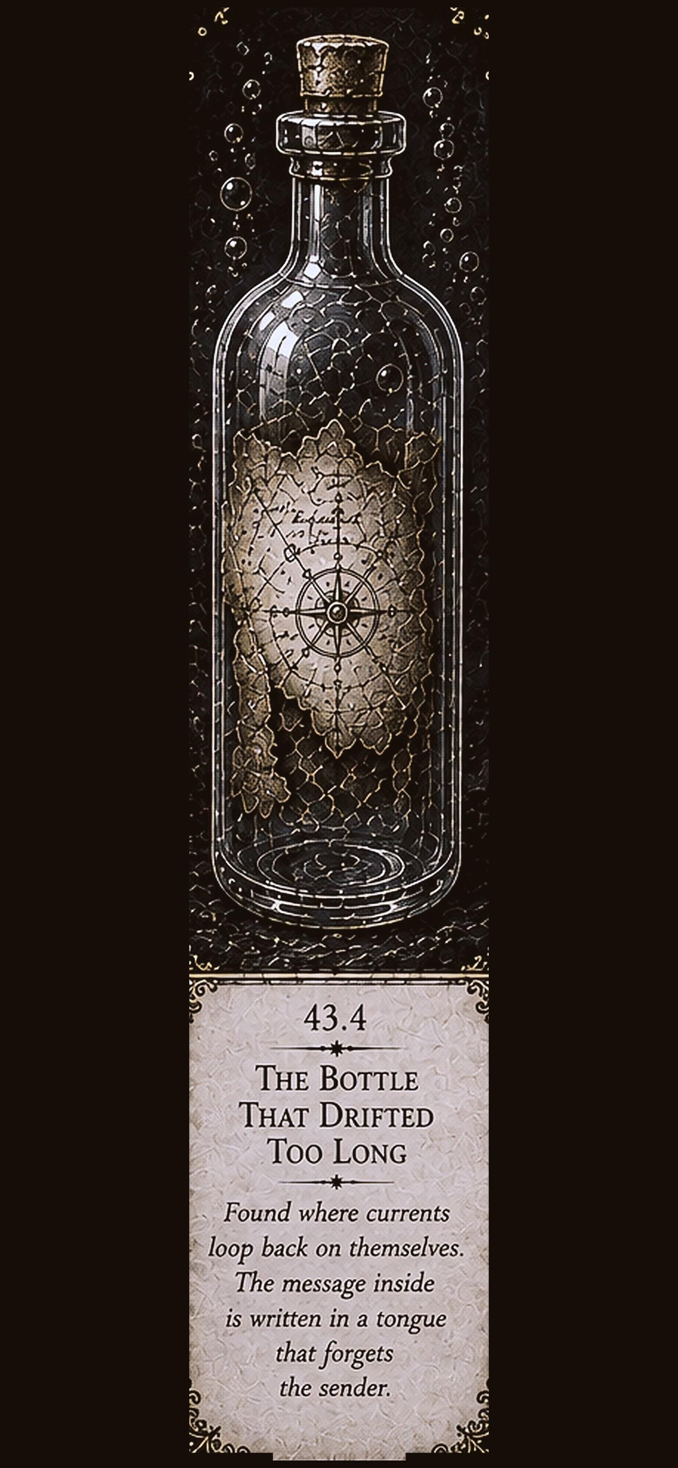 Recovered from Impossible Seas, Phone Wallpaper Bundle | Dark Academia Lock Screen | Nautical Gold on Black | Five Design Set