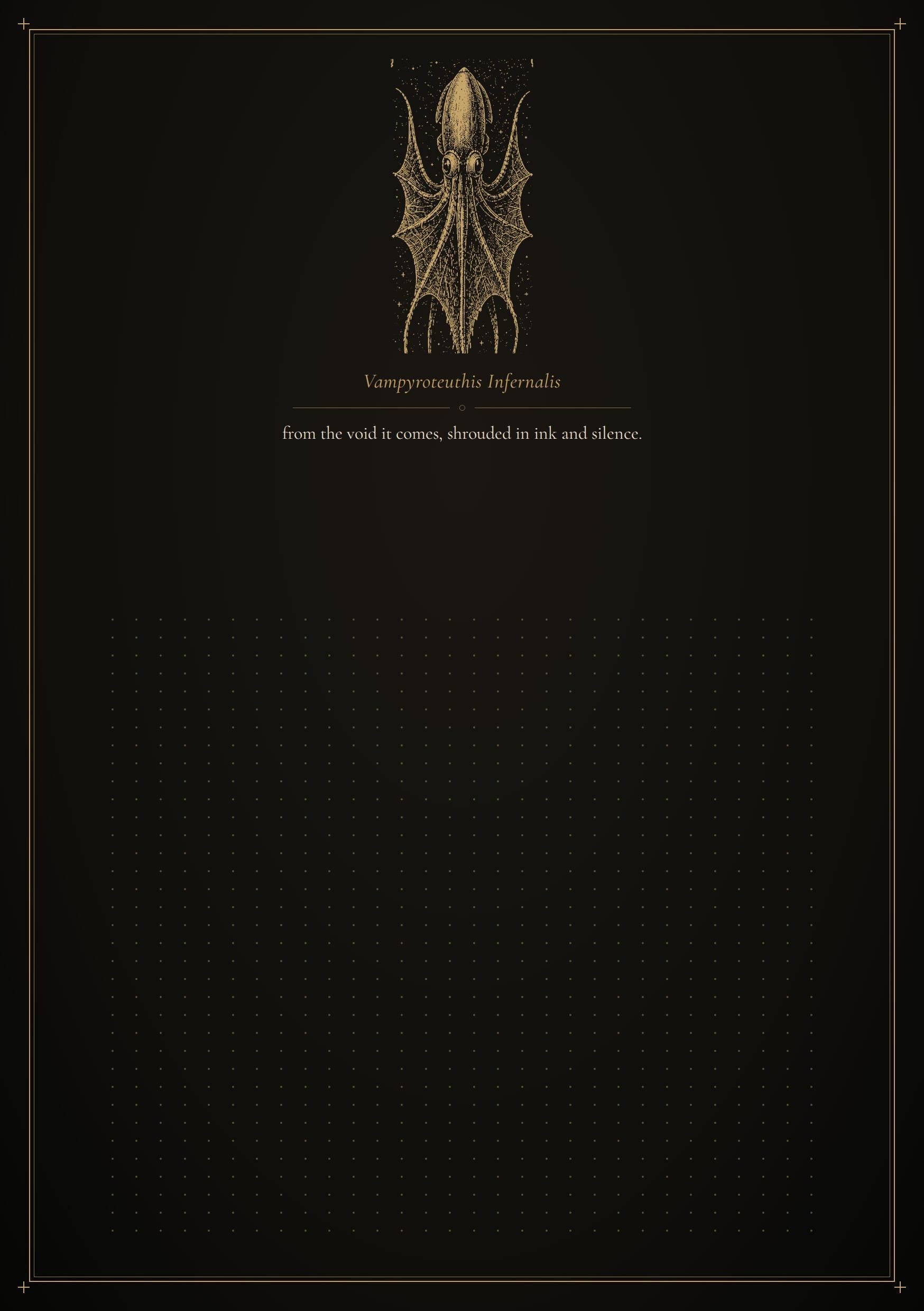 Abyssal Bestiary: Deep Sea Creatures, Dark Academia | Gothic Junk Journal Pages | Printable Insert