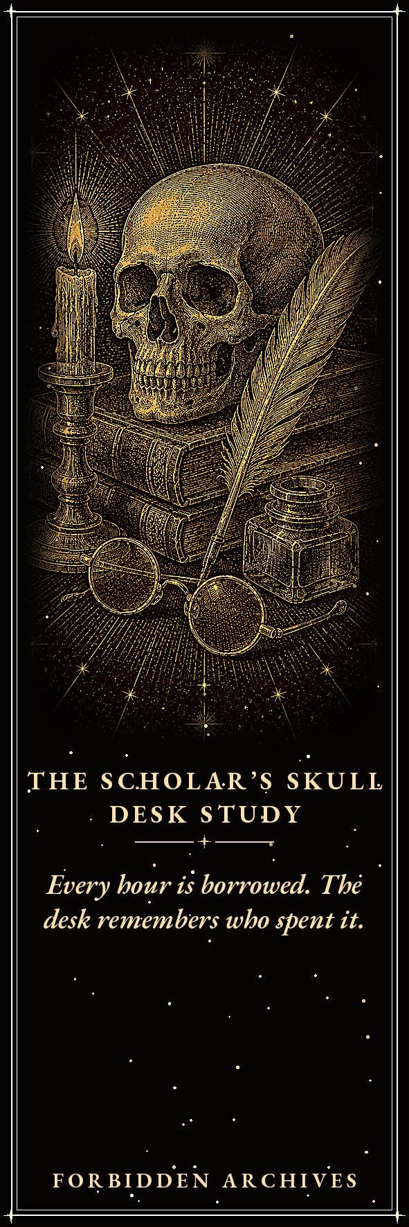 Forbidden Archives Printable Bookmarks | Dark Academia Gothic Bookmark Set | Digital Download Print & Cut