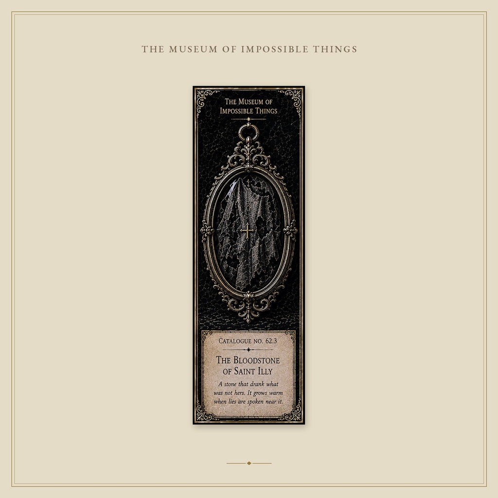 Relics of the Saints Bookmark | Dark Academia Set of 5 | Standard or Magnetic | Gothic Cabinet of Curiosities