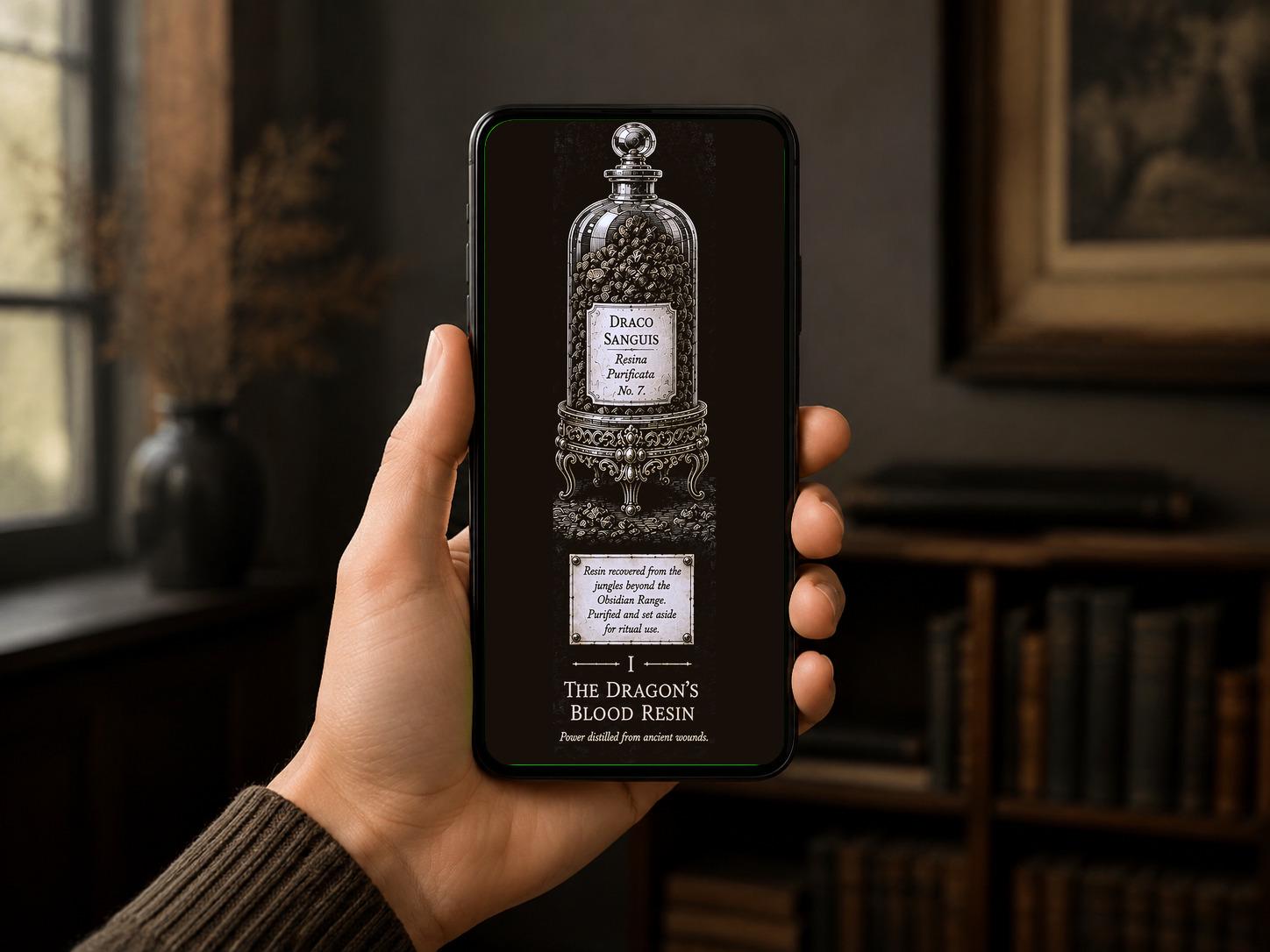 Apothecary Cabinet Phone Wallpaper Bundle | Dark Academia Lock Screen (Digital Download)