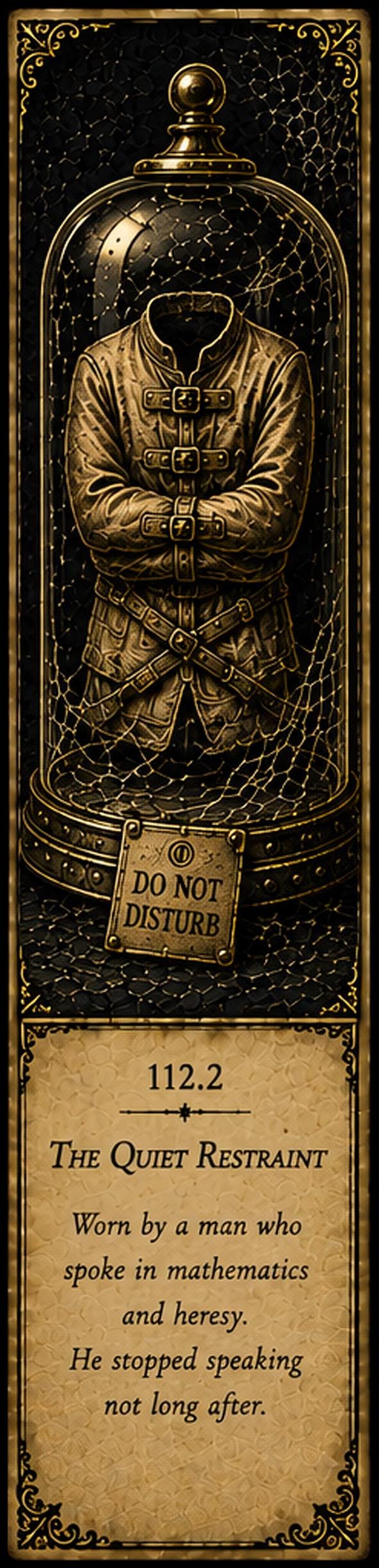 The Silent Confinement Printable Bookmarks | Dark Academia Gothic | Museum of Impossible Things | Book Lover Gift Set