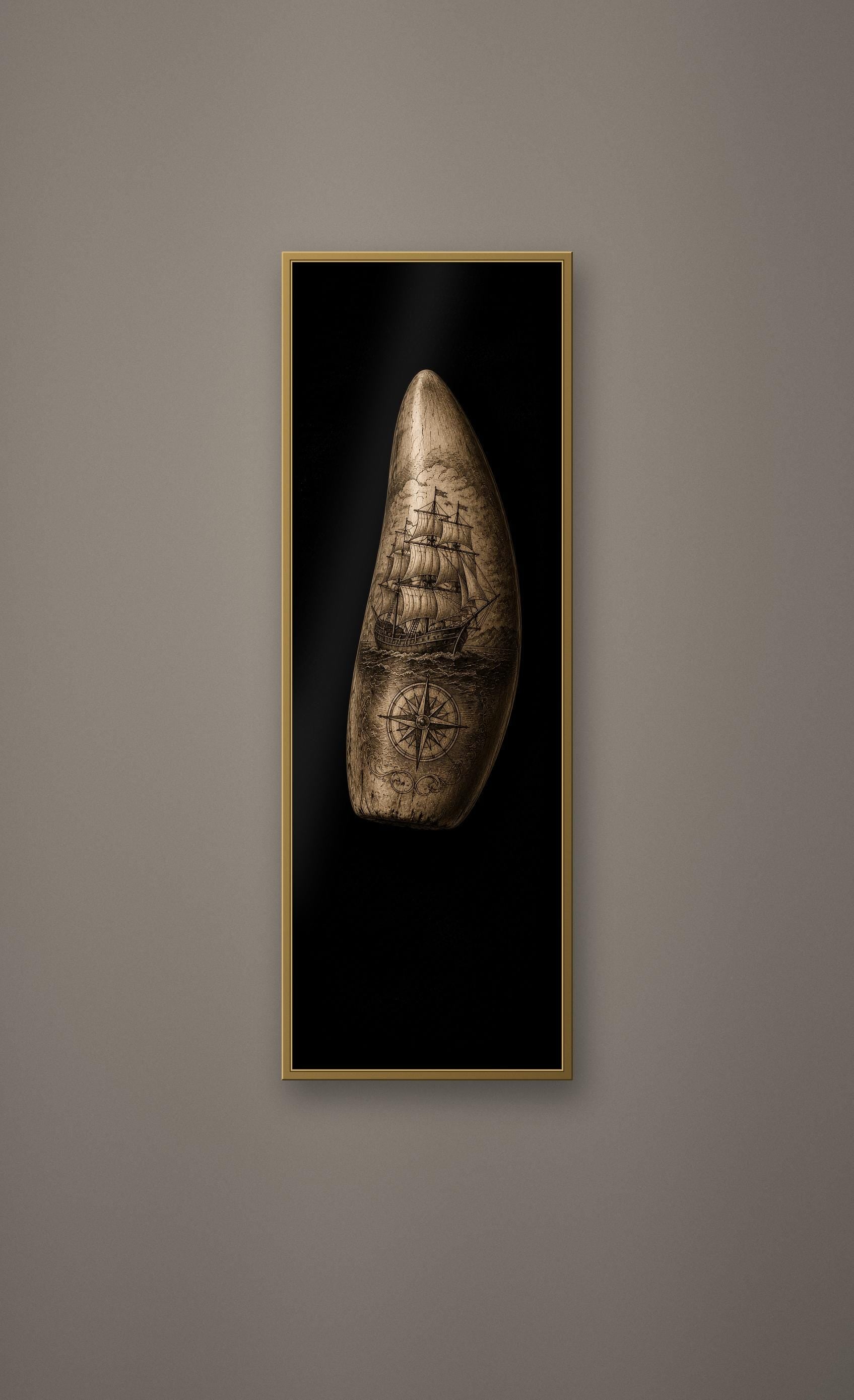 Whalebone Curiosities: Dark Academia Wall Art | Gothic Relics, Printable Digital Download | Sperm Oil Lamp, Whale Themed Illustrations