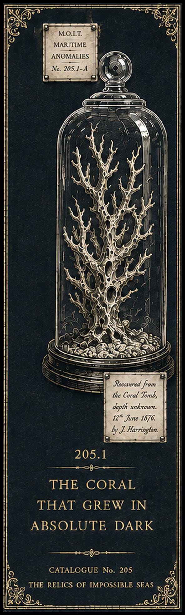 Relics of Impossible Seas, Dark Academia Bookmark Set | Gothic Print Design | Book Lover Gift | Printable Digital Download