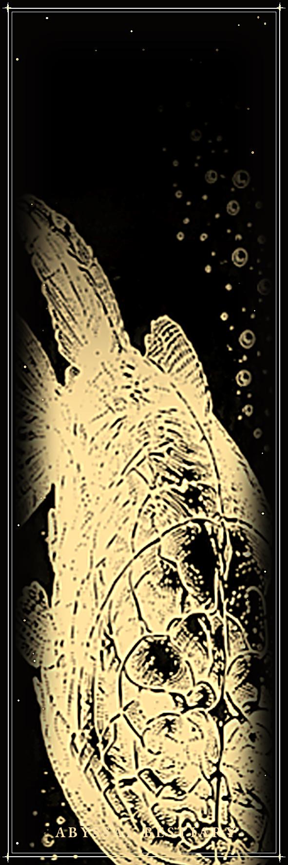 Abyssal Bestiary Bookmarks, Deep Sea Creatures | Gothic Printable Page Markers | Instant Digital Download | Ocean Aesthetic
