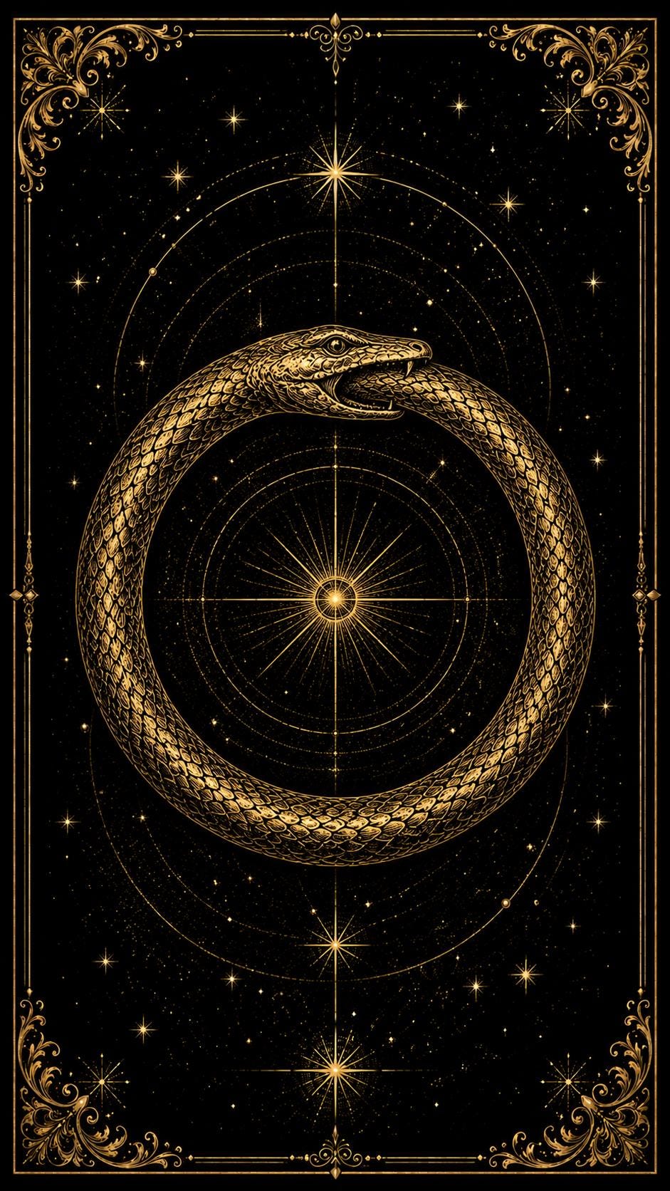 Codex Alchemica Printable Bookmarks | Dark Academia Gothic | Occult Symbols, Gold Linework | Alchemist Reader Gift
