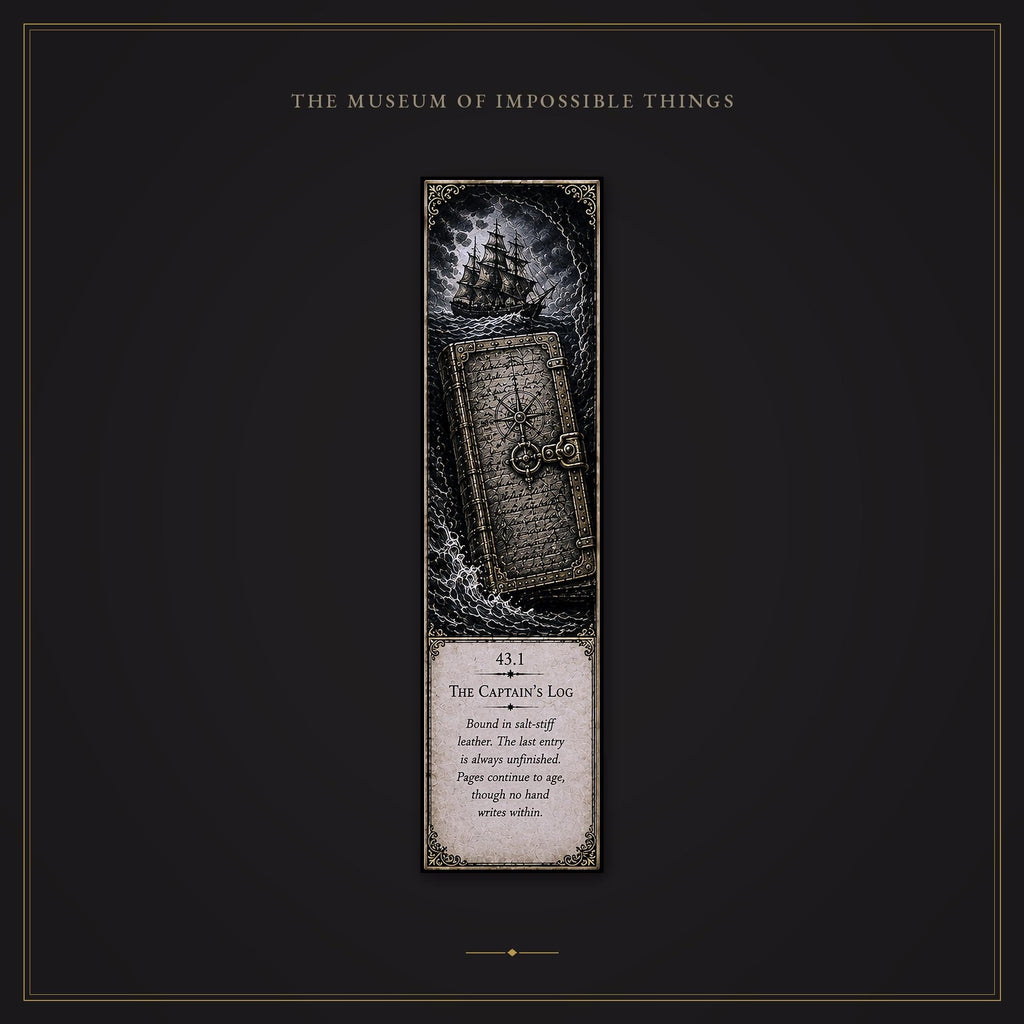 Recovered from Impossible Seas Bookmark | Dark Academia Set of 5 | Standard or Magnetic | Gothic Cabinet of Curiosities
