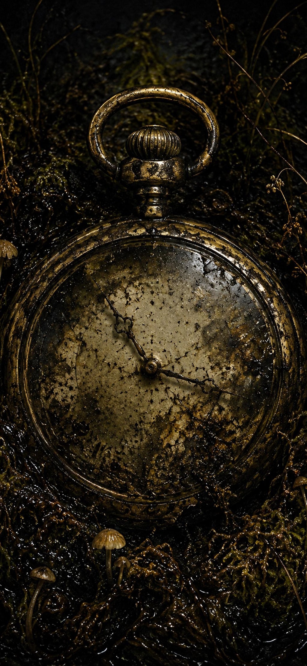 The Bog Keeper Lock Screen Bundle | Dark Goblincore Wallpaper | Moody Bog Aesthetic | Witchy Phone Digital Download Set