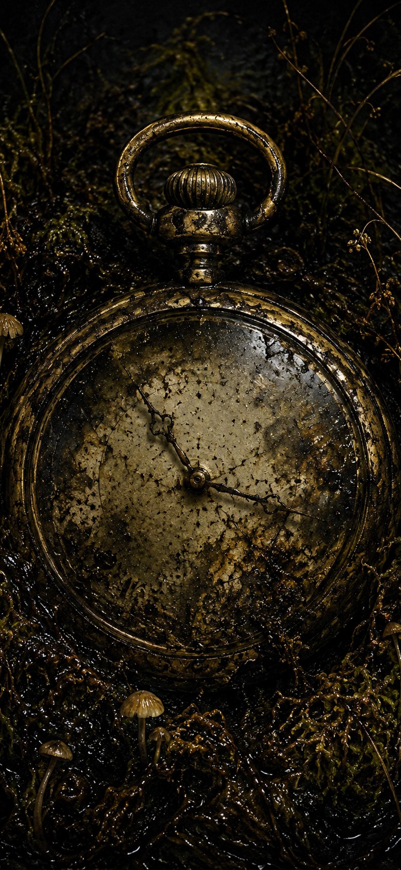 The Bog Keeper Lock Screen Bundle | Dark Goblincore Wallpaper | Moody Bog Aesthetic | Witchy Phone Digital Download Set