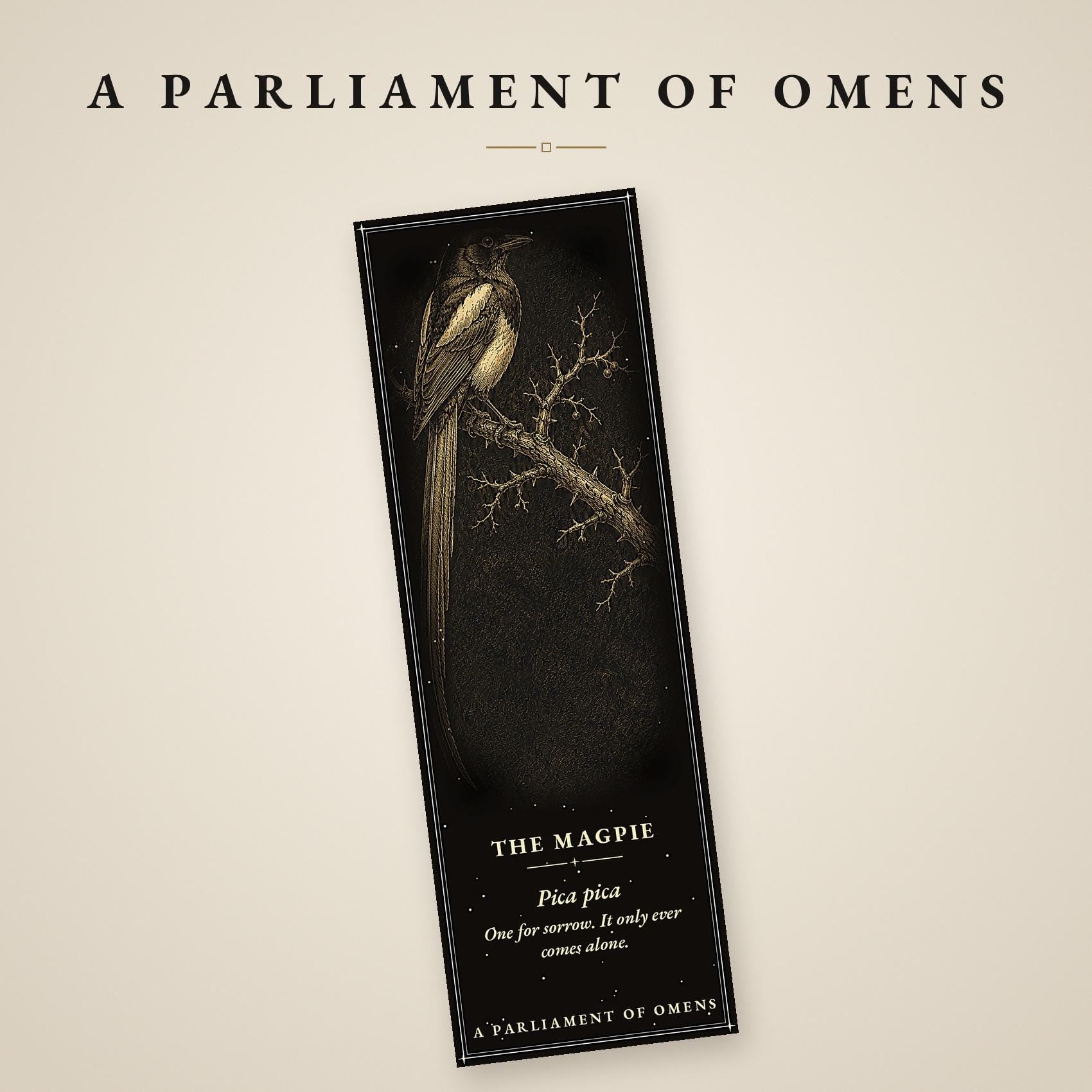 Printable Bookmarks | Gothic Raven, Crow, Owl Designs (Digital Download)