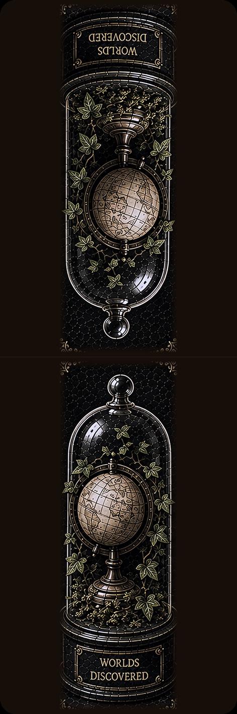 Curiosities Collected Bookmark | Dark Academia Set of 5 | Standard or Magnetic | Gothic Cabinet of Curiosities