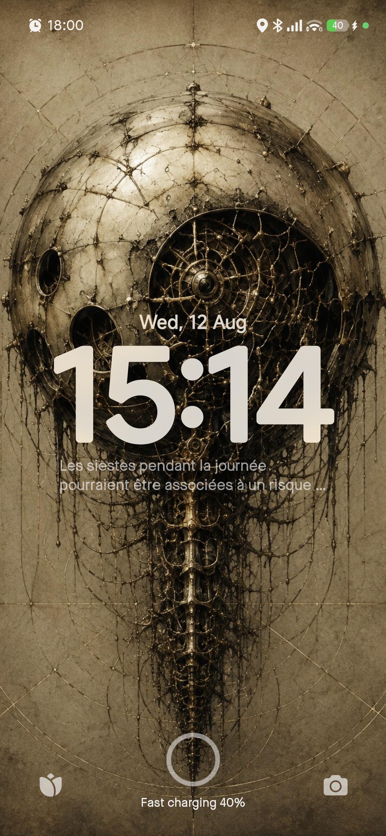 Eye Orb Biomechanical Wallpaper | Dark Academia Lock Screen | Steampunk Phone Art | Gothic Sci-Fi Digital Download | Surreal Brass Anatomy