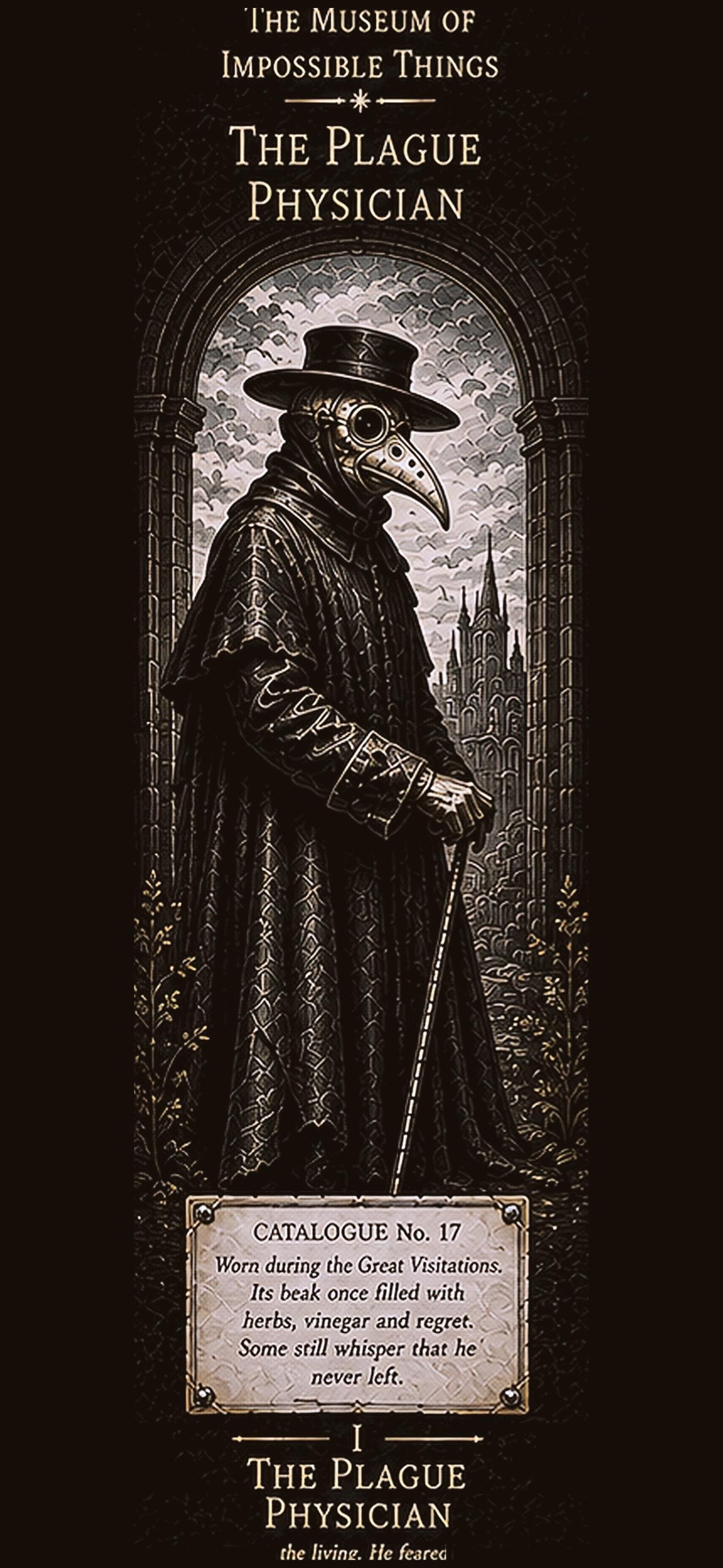 The Great Visitations Phone Wallpaper Bundle | Plague Physician, Lock Screen, Gothic Dark Academia | Digital Download