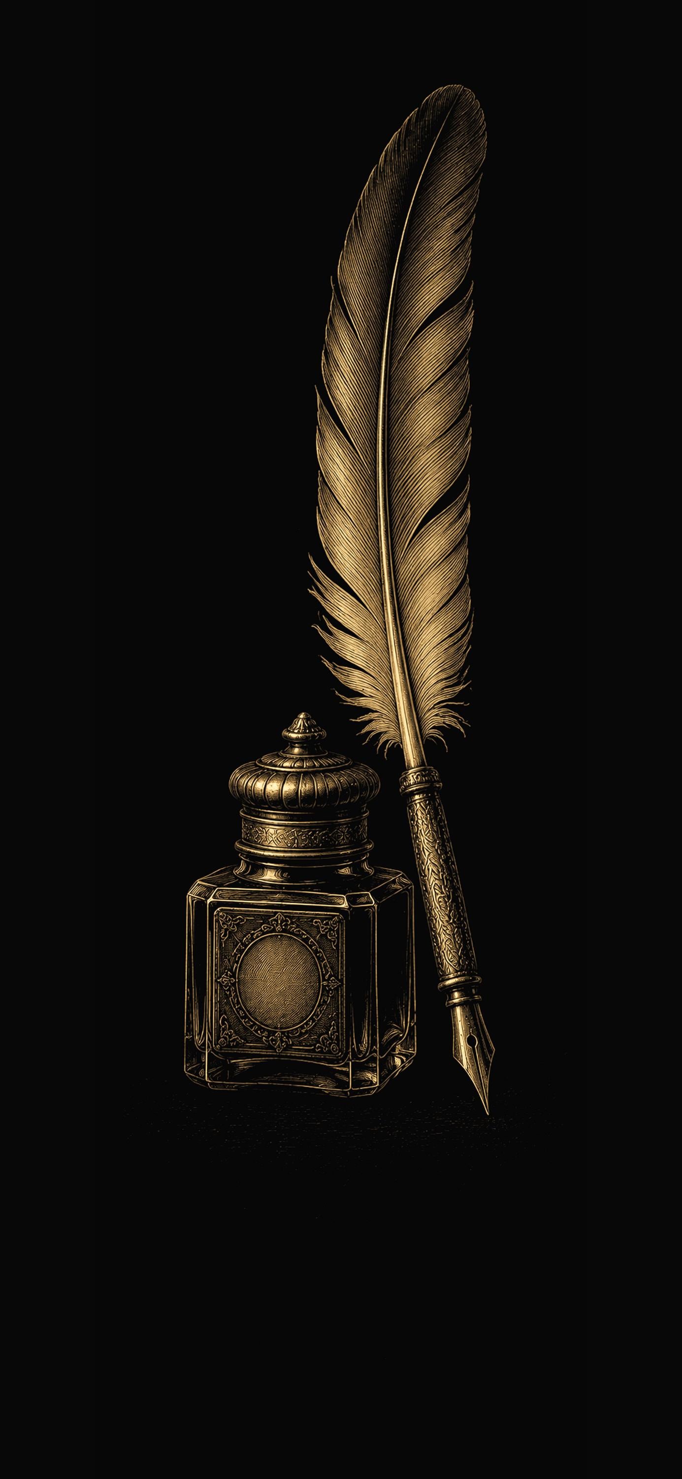 The Cartographer's Cabinet Phone Wallpaper Bundle | Dark Academia Lock Screen | Gold On Black | Digital Download