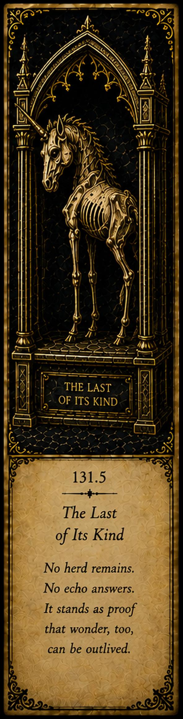 The Starved Menagerie, Dark Academia Printable Bookmarks | Gothic Curiosities | Antique Gold Design | Book Lover Gifts