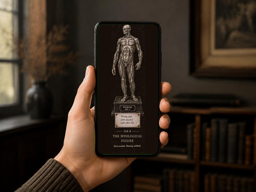 Anatomical Specimens Phone Wallpaper Bundle | Dark Academia Lock Screen, Macabre Anatomy Art, Vintage Specimen Set