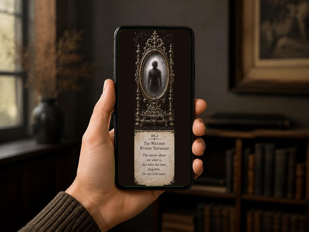Chronological Anomalies Lock Screen | Dark Academia Wallpaper, Occult Gold Details | Five Designs, Instant Download